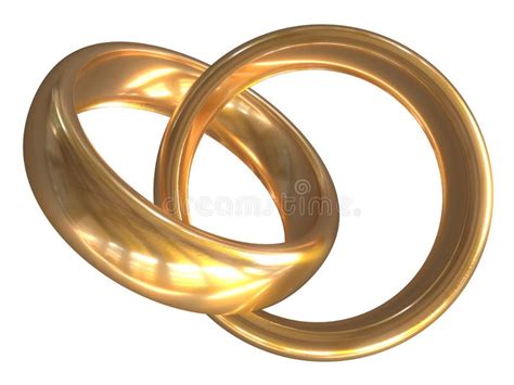 Gold Wedding Rings Stock Illustration Illustration Of Beautiful 29006931