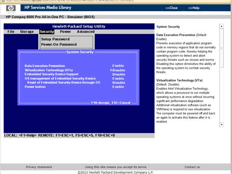 System bios keys for all laptop and desktops. Solved: Virtualization on a HP 6000 Pro Desktop - HP ...