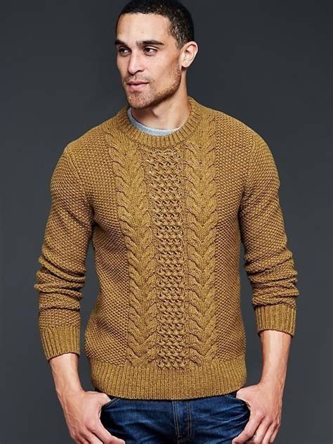 Cardigan Sweater Pattern Mens Knit Sweater Knit Men Cable Sweater