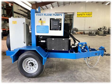 74hp Diesel Hydraulic Power Unit Fast Flow Pumps