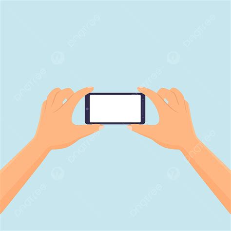 Gambar Tangan Pegang Smartphone Mengambil Template Kosong Foto