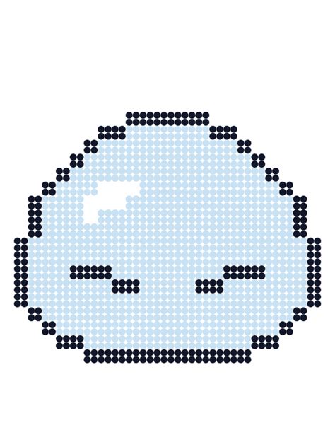 Rimuru Slime Sticker By Magiliw22 On Deviantart Perler Bead Art