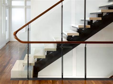 Here there are, you can see one of our wood and glass stair railing collection, there are many picture that you can found, we think you must click them too. Modern Handrail Designs That Make The Staircase Stand Out