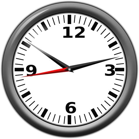 Clock Time Watch Free Vector Graphic On Pixabay