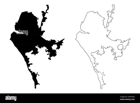 Concepcion Chile Map Imágenes De Stock En Blanco Y Negro Alamy