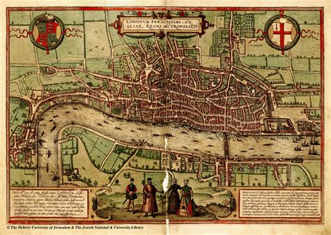 1560 London Map London Uk • Mappery