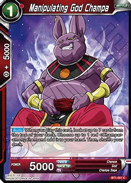 Check spelling or type a new query. Manipulating God Champa | Manipulation, Dragon ball, Cards