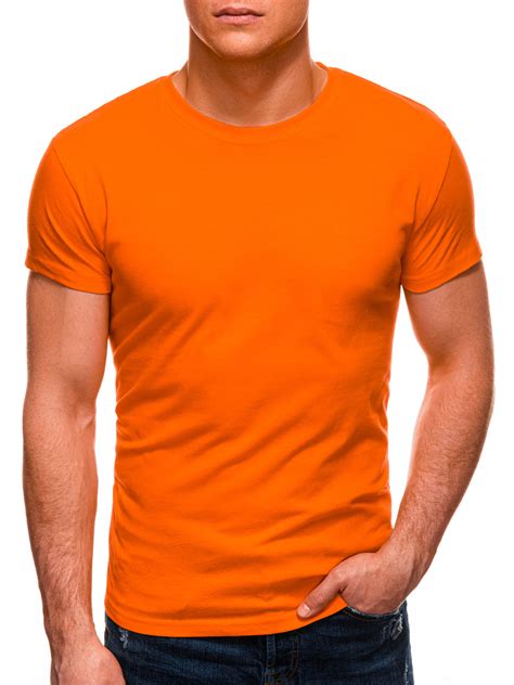 Mens Plain T Shirt S970 Orange Modone Wholesale Clothing For Men
