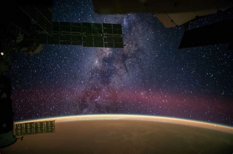 International Space Station Milky Way View The Mary Sue
