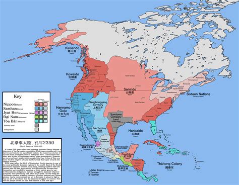 Alternate History Map North America Chlisteagle