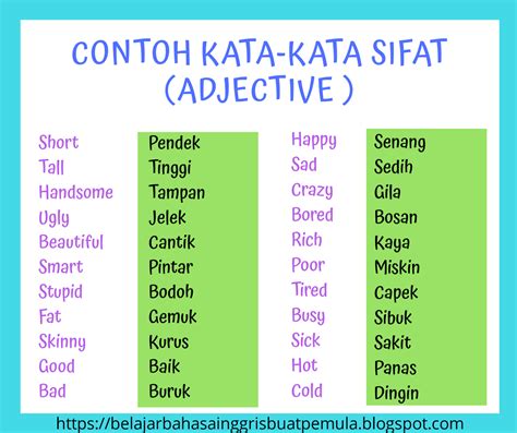 Temukan Makna Adjektiva Kata Sifat Dengan Menggunakan Kbbi Homecare24