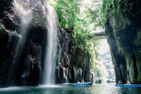 Day Trip To Takachiho Gorge And Mount Aso A Couple Of Tourists