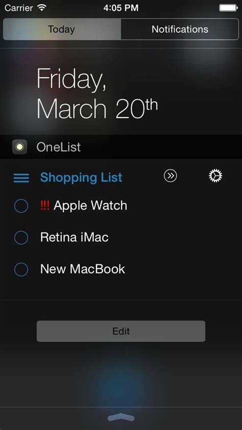 Onelist！讓 Iphone 的 提醒事項 更完美！還支援 Apple Watch！ 流動日報