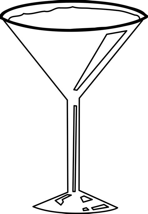 Glass Clipart Martini Black And White Martini Glass Outline Png My Xxx Hot Girl