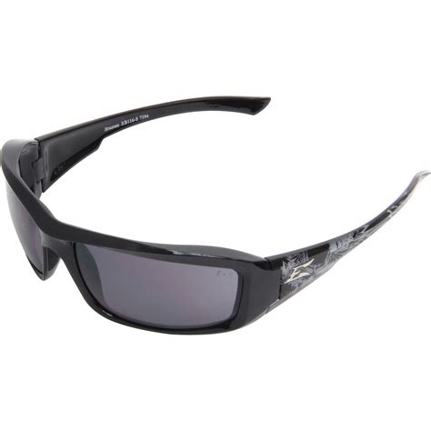 Edge Safety Eyewear Brazeau Designer Safety Glasses Smokegreysmoke Lens Polarized Coating