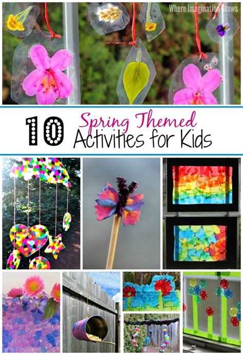 10 Easy Spring Crafts And Activities For Kids Where