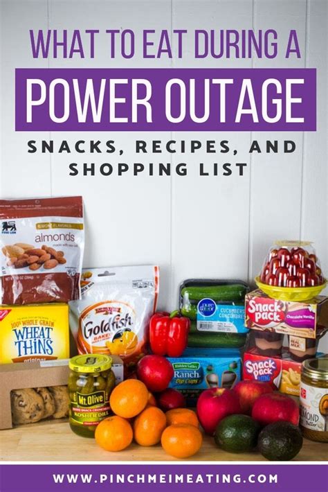 What you need to be ready for? Hurricane Food for a Power Outage (With images) | Food ...