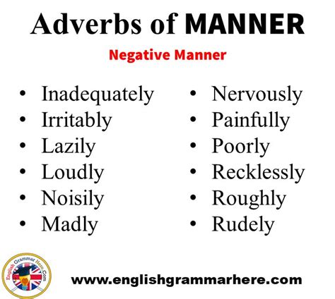 Learn about adverb clauses of time, place, condition, and adverb clauses (adverbial clauses) are groups of words with a subject and a verb that function as adverbs. Adverbs of Place, Degree, Time, Manner in English In this ...