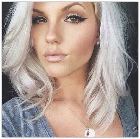 Makeup For White Hair