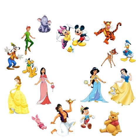 75 Disney Characters Background