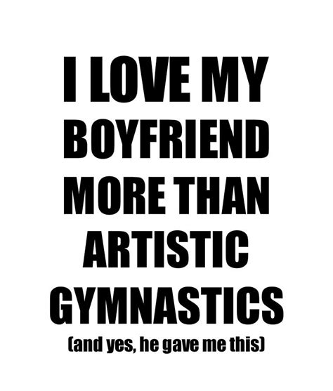 Artistic Gymnastics Girlfriend Funny Valentine T Idea For My Gf