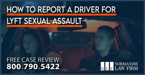 How To Report A Driver For Sexual Assault To Lyft