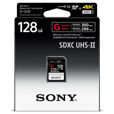 Sd Sony 128gb Sf G Series Uhs Ii Sdxc 300 Mbs 299mbs Ec Mall