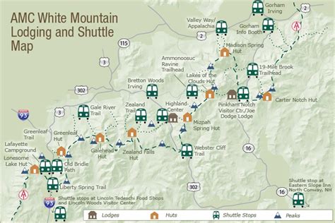 Hiker Shuttle Schedule Appalachian Mountain Club Mountain Club