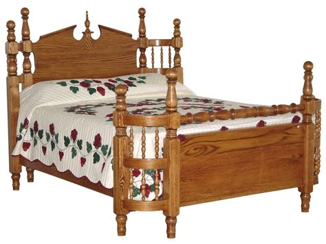 Traditional Beds Bedroom Furniture Amish Oak In Texas Handcrafted