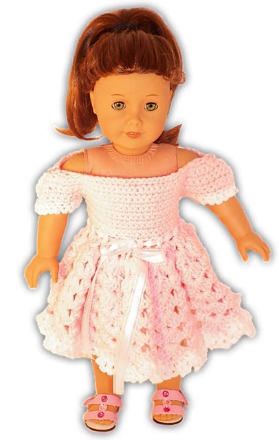 Ravelry American Girl Or 18 Inch Doll Off Shoulder Party Dress