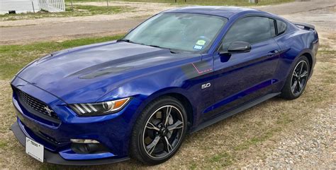 Deep Impact Blue 2016 Ford Mustang Gt California Special Fastback