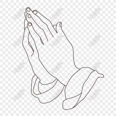 Gambar Kartun Tangan Berdoa