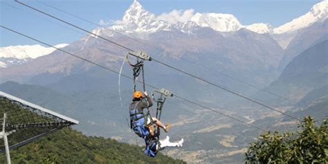 Zip Flyer In Nepal Nepal Zip Flyer Tourhimalaya Journey Trek