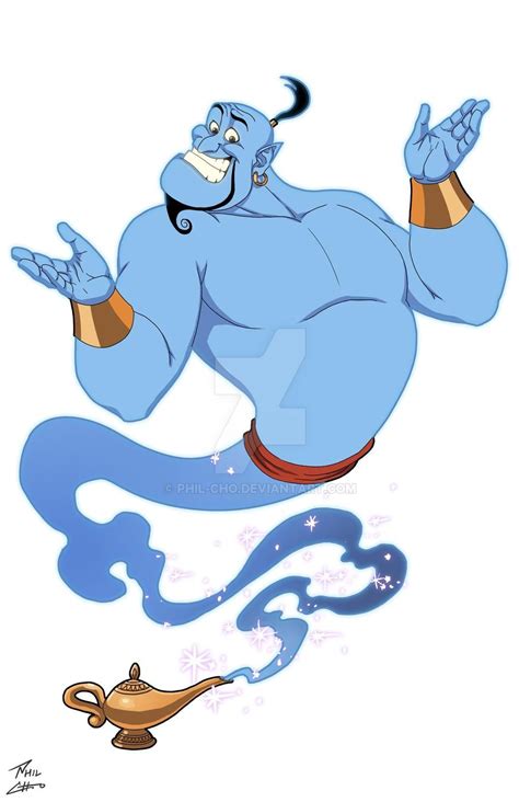 Genie Commission By Phil Cho On Deviantart Aladdin Art Cartoon