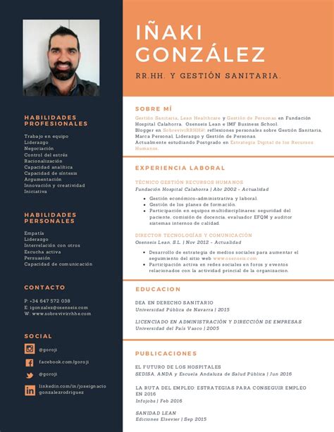 Maybe you would like to learn more about one of these? Cómo realizar tu CV con Canva #infografía