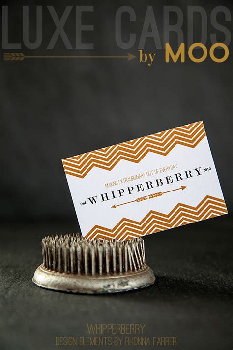 Moo makes great design and print for customers worldwide. Luxe Business Cards from Moo.com // Giveaway • Whipperberry