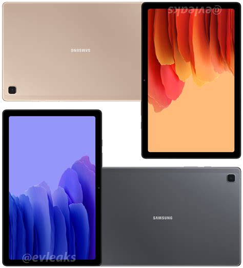 Samsung Galaxy Tab A7 2020 Official Renders Of Cheap 104 Inch