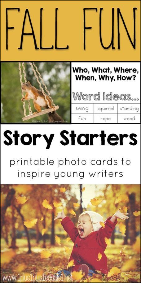 Inspire Me Story Starter Photo Cards ~ Fall Fun Theme Story Starters