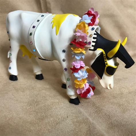 Cow Parade Rock N Roll Cow Elvis Presley Cow Retired Catawiki
