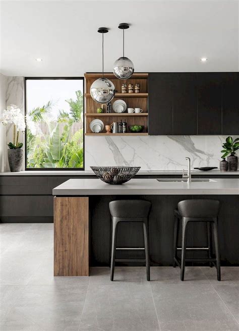 30 Stylish Black Kitchen Interior Design Ideas For Kitchen To Have Asap