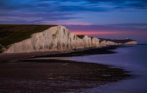Seven Sisters Cliffs In England Seen At Photograph By George
