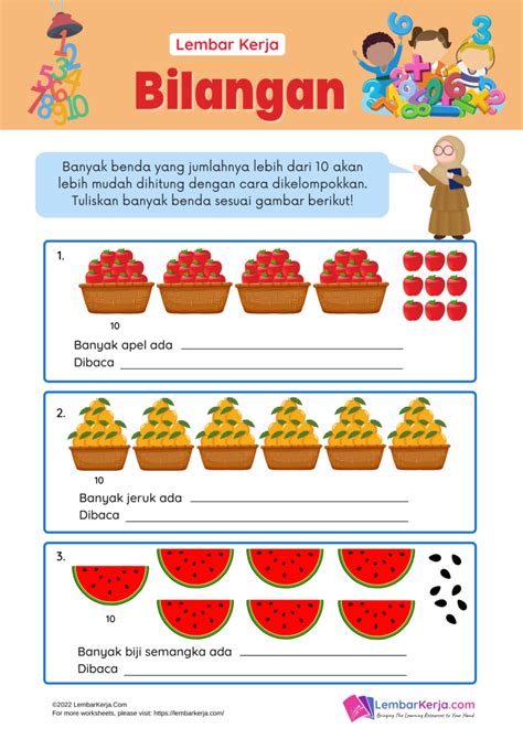 Soal Matematika Kelas Sd Menghitung Banyak Benda Th Vrogue Co