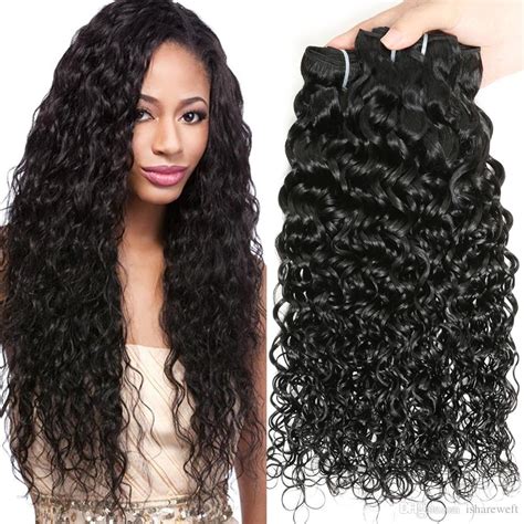 7a Water Wave Hair Curly Weave Remy Brazilian Virgin Hair Wet And Wavy