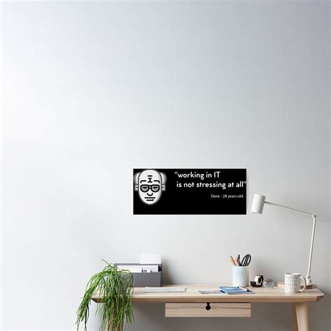 Working In It Is Not Stressing At All Poster By Rozar Nv Redbubble