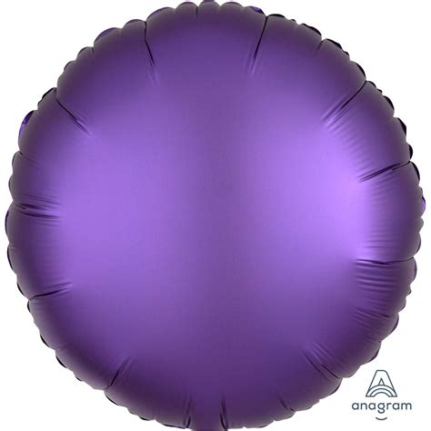Luxe Purple Royal 18 Round Helium Filled Foil Balloon