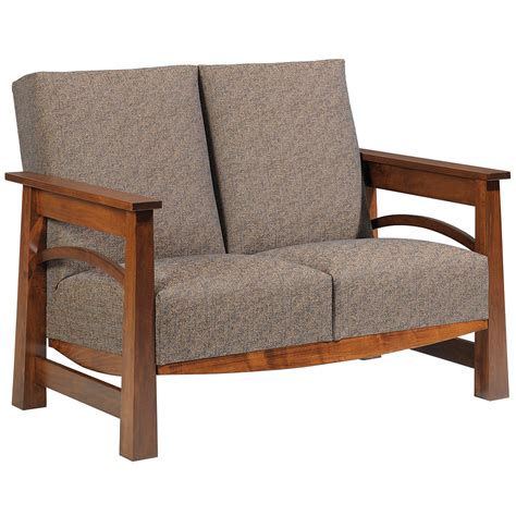 Madison Amish Loveseat Mission Style Living Room Cabinfield