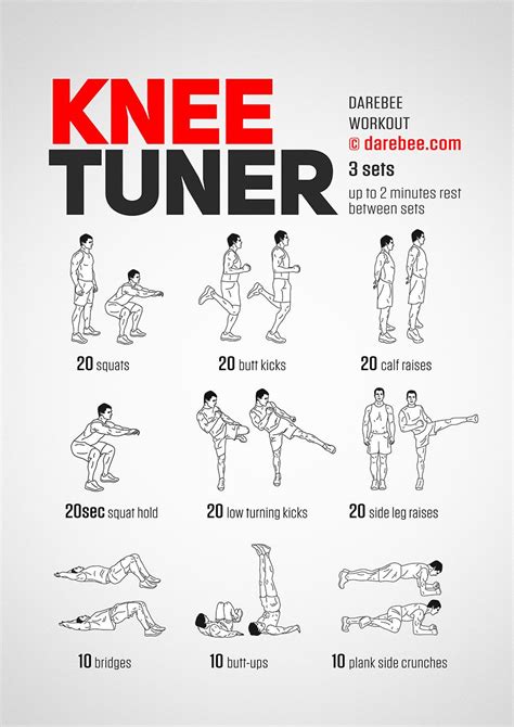 Knee Tuner Workout Bad Knee Workout Knee Exercises Knee