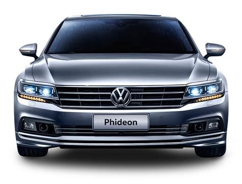Download Gray Volkswagen Phideon Front View Car Png Image For Free