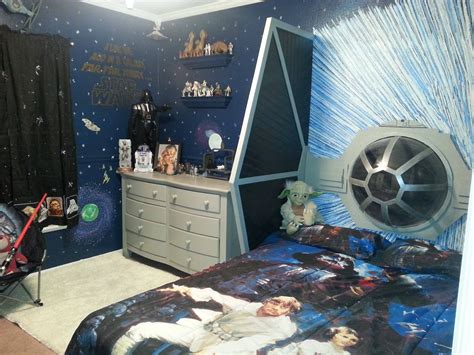 Star Wars Bedroom Ideas Boys Tie Fighter Room The Art Of Images