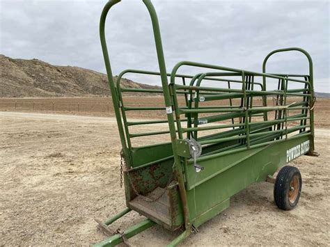 Powder River Portable Loading Chute W 18 12 Panels Musser Bros Inc